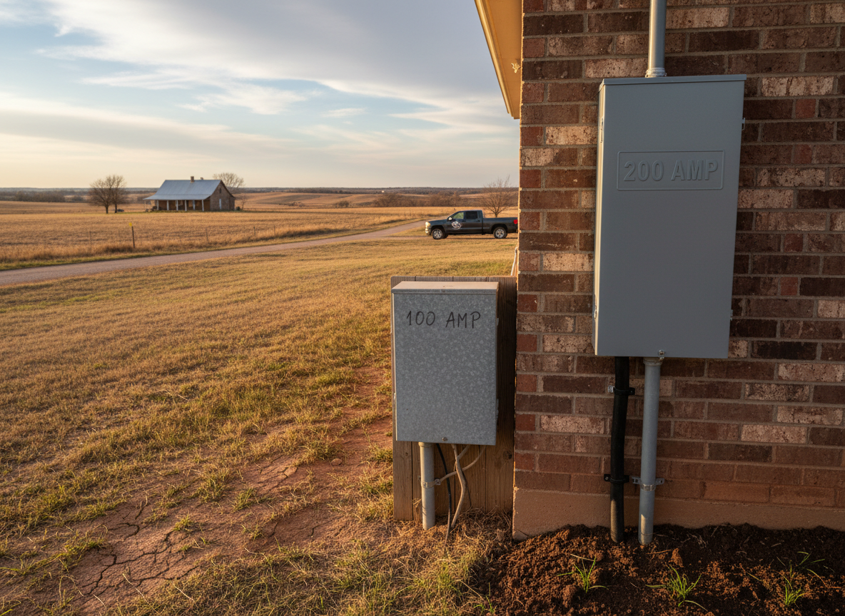 100 Amp vs 200 Amp Electrical Panels in Oklahoma